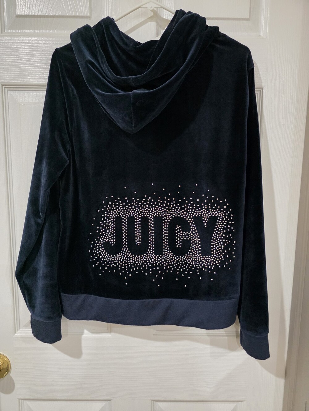 Juicy Couture Velour Hoodie Zip Up Jacket